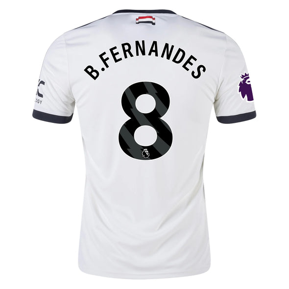 Kid's Replica adidas B. Fernandes Manchester United Third Jersey 24/25