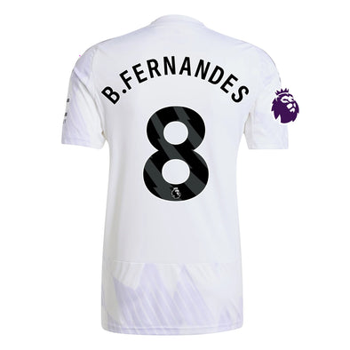Kid's Replica adidas B. Fernandes Manchester United Away Jersey 25/26