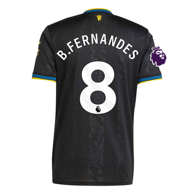 Kid's Replica adidas B.Fernandes Manchester United Third Jersey 25/26