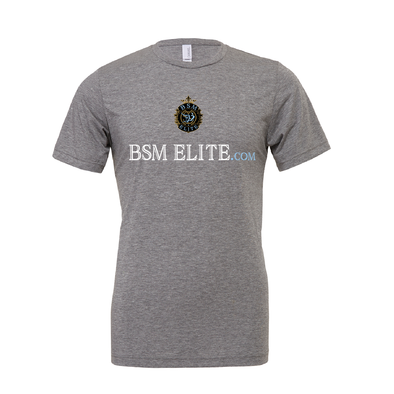 BSM Elite Bella + Canvas Short Sleeve Triblend T-Shirt Grey