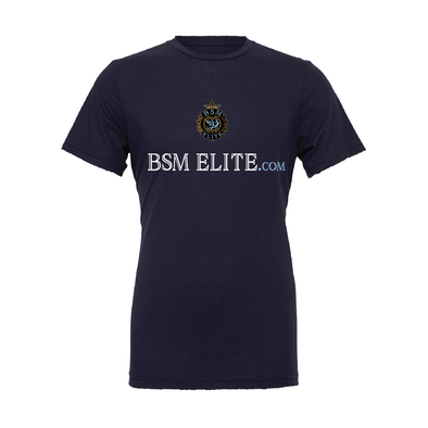 BSM Elite Bella + Canvas Short Sleeve Triblend T-Shirt Navy