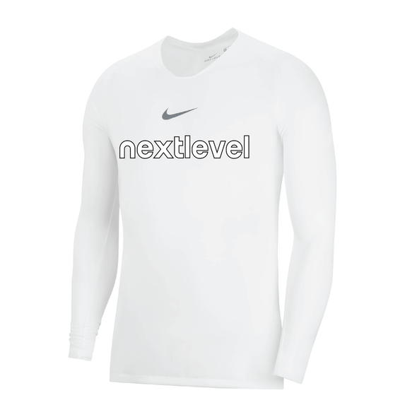 Next Level Nike Park LS First Layer Compression White