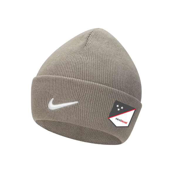 Next Level Nike Knit Cuff Beanie Grey