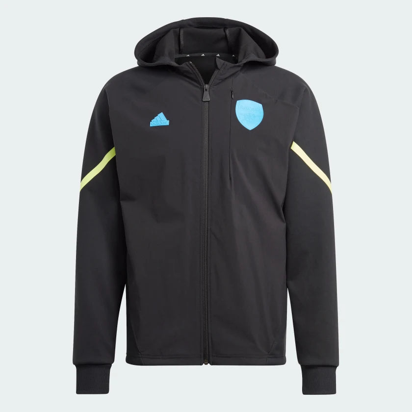 Adidas Mens Arsenal Designed For Gameday Full-Zip Hoodie – Soccer