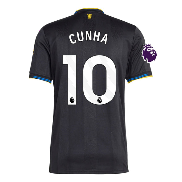 Men's Authentic adidas Cunha Manchester United Third Jersey 25/26