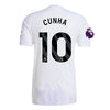 Kid's Replica adidas Cunha Manchester United Away Jersey 25/26