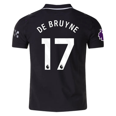 Men's Authentic Puma De Bruyne Manchester City Away Jersey 25/26