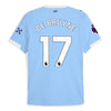 Men's Authentic Puma De Bruyne Manchester City Home Jersey 25/26