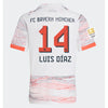 Kid's Replica adidas Luis Diaz Bayern Munich Away Jersey 25/26