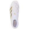 adidas Predator Elite Laceless FG Firm Ground Soccer Cleat - Cloud White / Gold Metallic / Cloud White