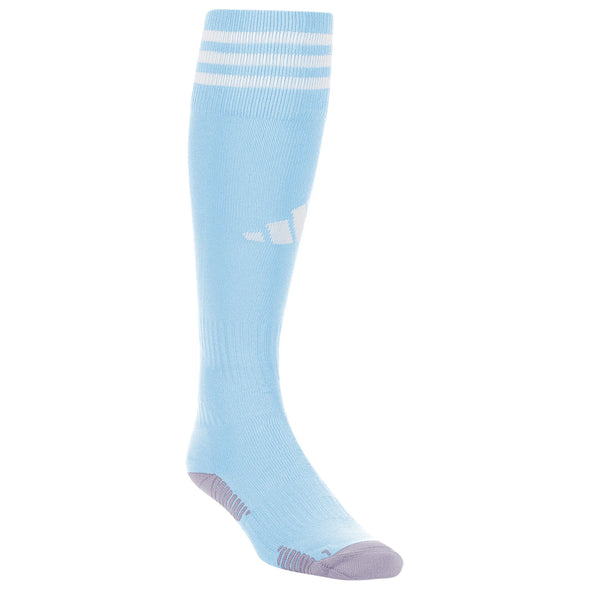 FA Euro New York MLS Next adidas Copa Zone V Goalkeeper Sock Light Blue