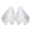 adidas Predator Elite Laceless FG Firm Ground Soccer Cleat - Cloud White / Gold Metallic / Cloud White