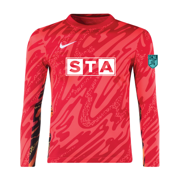 STA Boys ECNL Nike Gardien V Goalkeeper Jersey Red