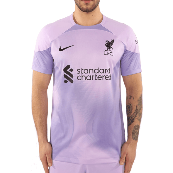 Nike 2022-23 Liverpool FC Short Sleeve Goalkeeper Mens Stadium Jersey