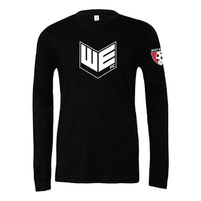 West Essex (Supporter) Bella + Canvas Long Sleeve Triblend T-Shirt Heather Black