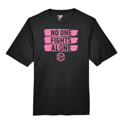 EMSC Uruguayan Athletico Awareness No One Fights Alone SS T-Shirt- Black