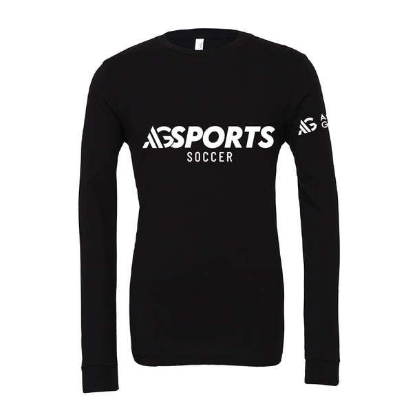 Asphalt Rec FAN Bella + Canvas Long Sleeve Triblend T-Shirt Black