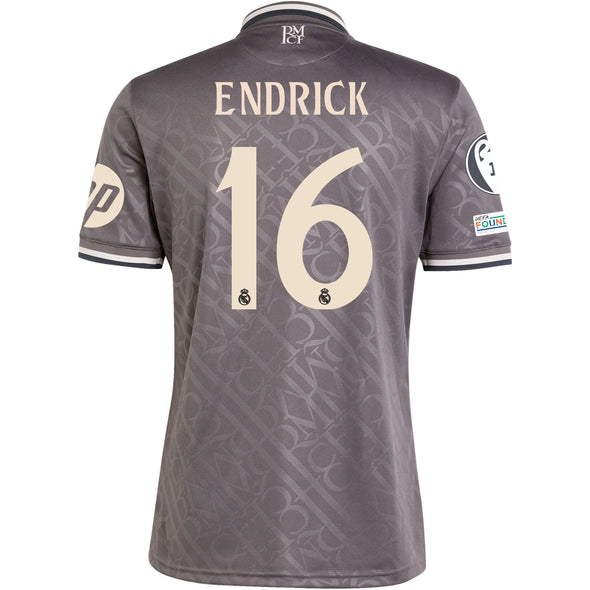 Kid's Replica adidas Endrick Real Madrid Third Jersey 24/25