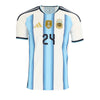 Men's Authentic adidas E. Fernandez Argentina Home Jersey 2026 - Ships by 12/10