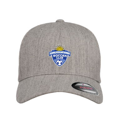 Uruguayan SC FAN Flexfit Wool Blend Fitted Cap Heather Grey