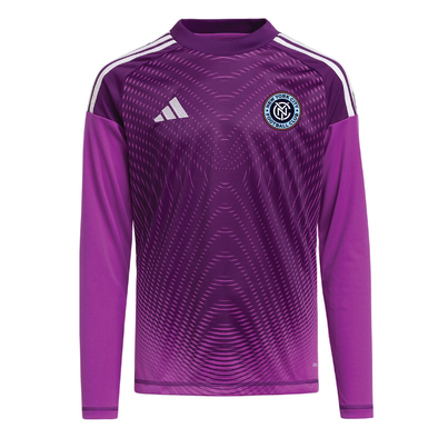 NYCFC Boys Select adidas Tiro 25 Comp LS Goalkeeper Jersey Purple