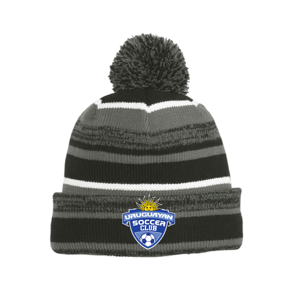 Uruguayan SC FAN New Era Sideline Bobble Beanie Black