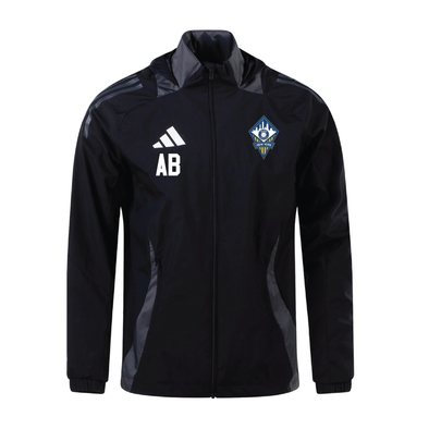 FA Euro MLS Next adidas Tiro 24 Comp All Weather Jacket Black