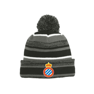 RCD Espanyol Sideline Bobble Beanie Black