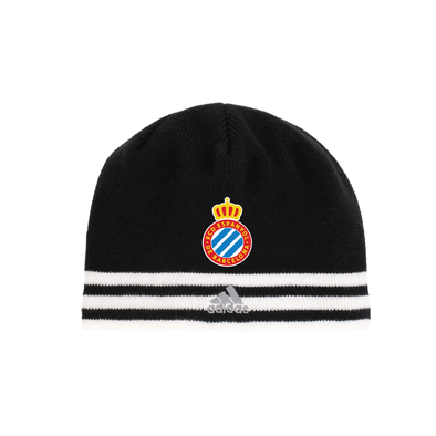 RCD Espanyol adidas Leverage Knit Beanie Black/White