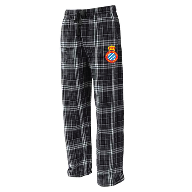 RCD Espanyol Flannel Plaid Pajama Pant Black/White