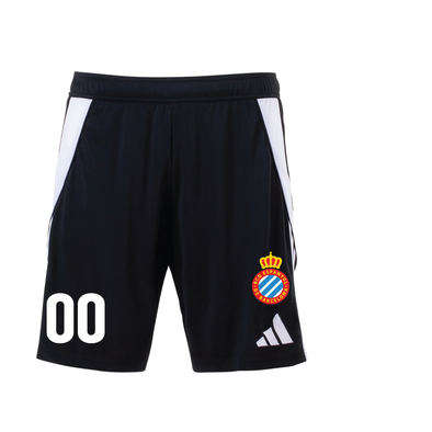 RCD Espanyol adidas Tiro 24 Goalkeeper Shorts Black