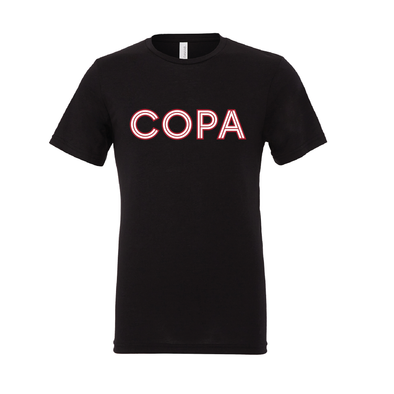 FC Copa (Club Name) Bella + Canvas Short Sleeve Triblend T-Shirt Solid Black