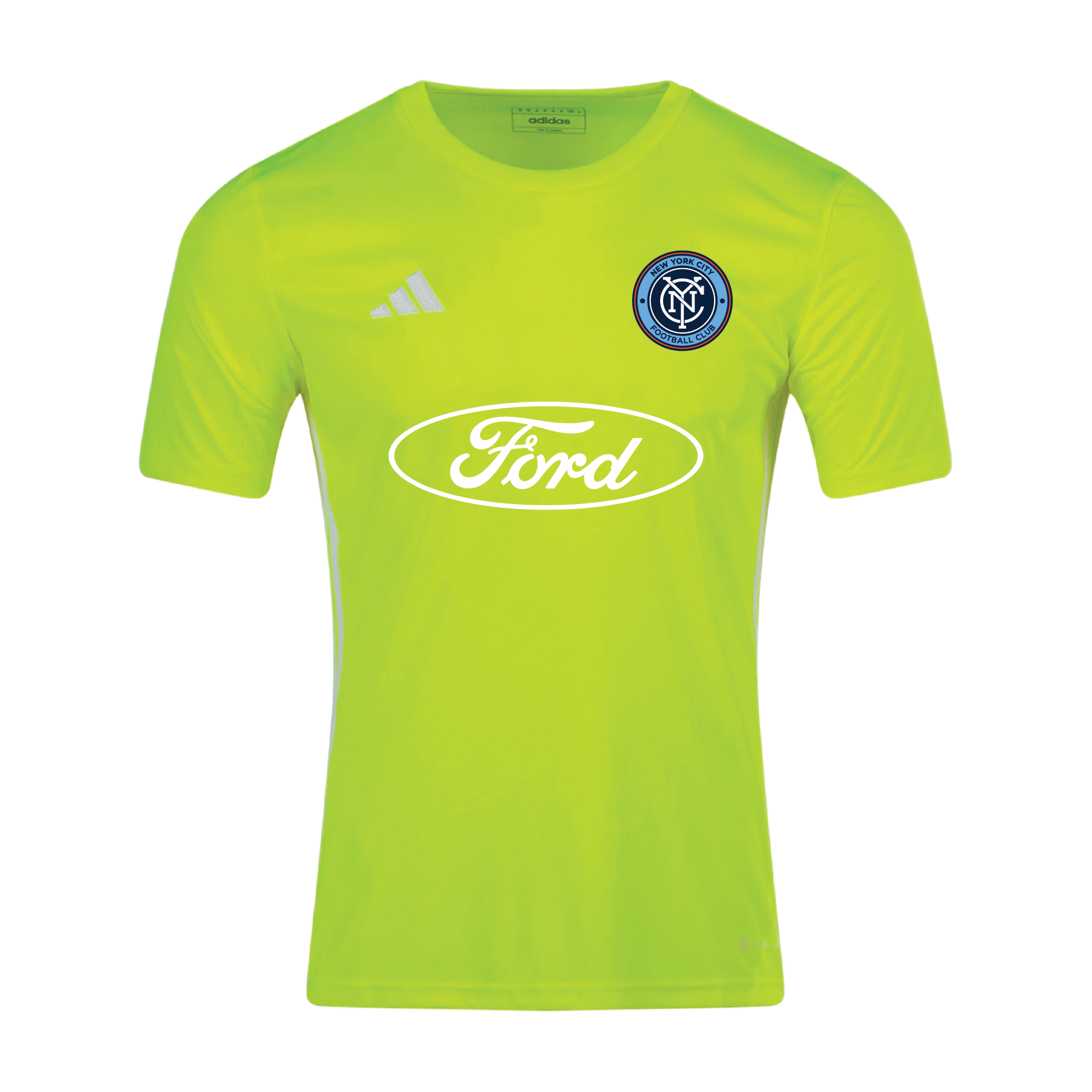 NYCFC Girls Program adidas Tabela 23 Goalkeeper Jersey Solar Yellow Soccer Zone USA