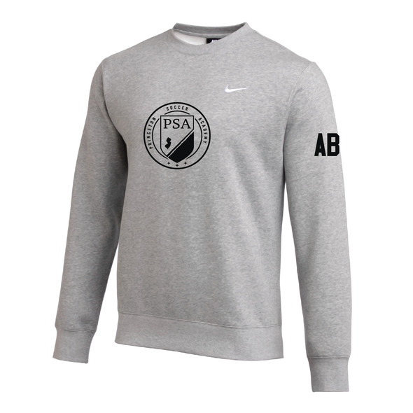 PSA Monmouth Nike Team Club Fleece Sweatshirt Grey