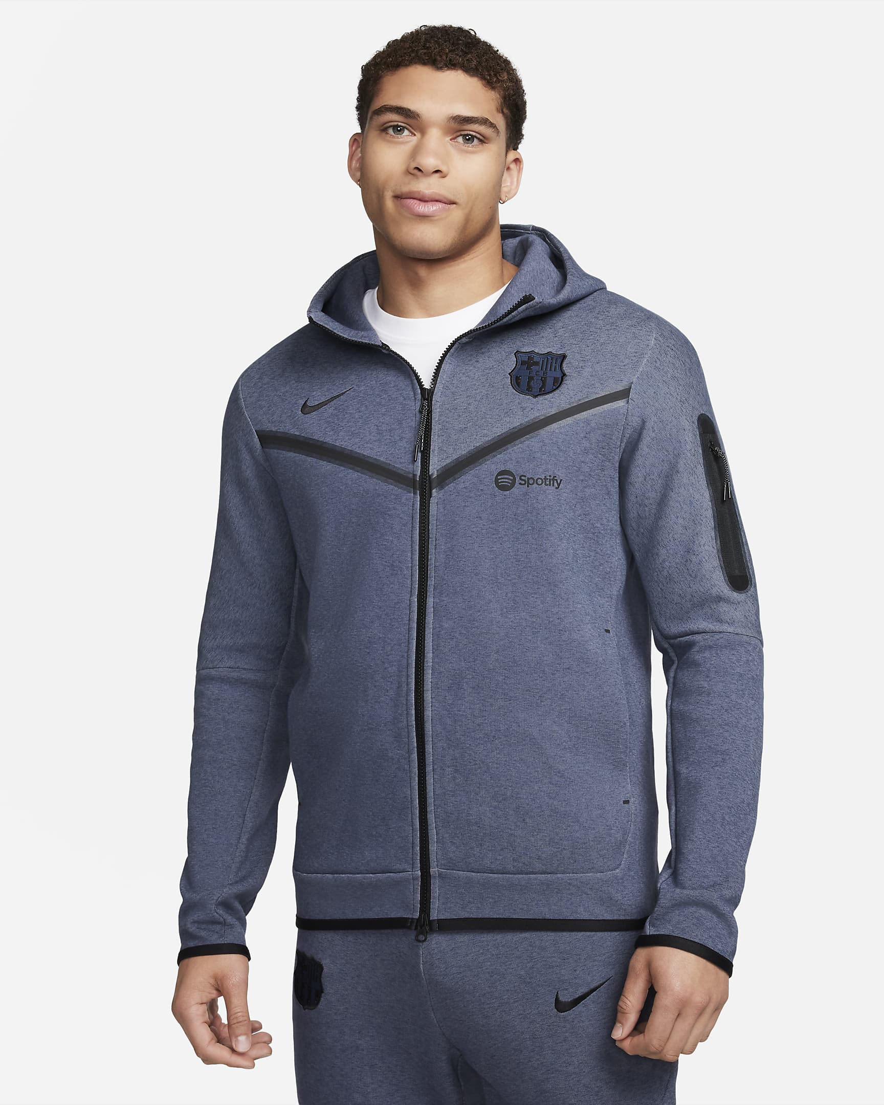 Shop Tech Fleece Windrunner Full-Zip Hoodie by Nike online in Qatar