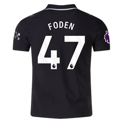 Men's Authentic Puma Foden Manchester City Away Jersey 25/26