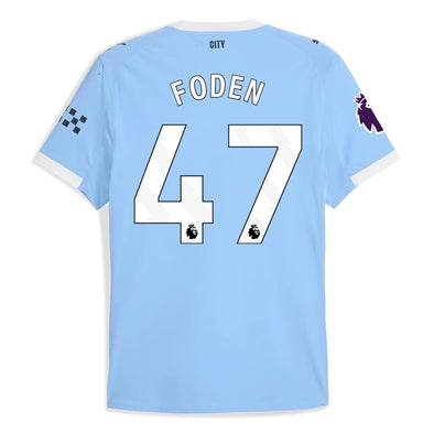 Men's Authentic Puma Foden Manchester City Home Jersey 25/26