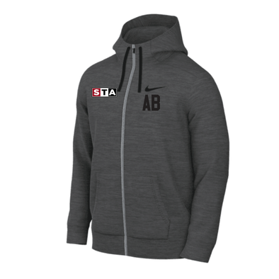 STA Coaches Nike Fleece Full-Zip Hoodie Grey