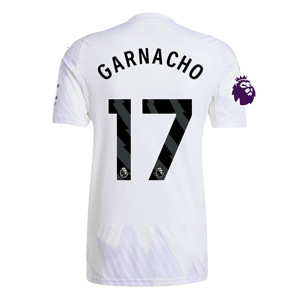 Kid's Replica adidas Garnacho Manchester United Away Jersey 25/26