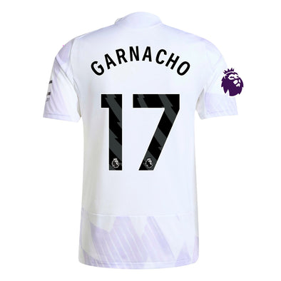 Men's Authentic adidas Garnacho Manchester United Away Jersey 25/26