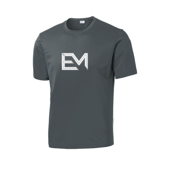 EMSC Uruguayan Athletico Sport Tek Warm-Up Poly Tee Iron Grey