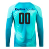 Kaptiva Crush Nike Gardien IV Long Sleeve Goalkeeper Jersey Hyper Turquoise