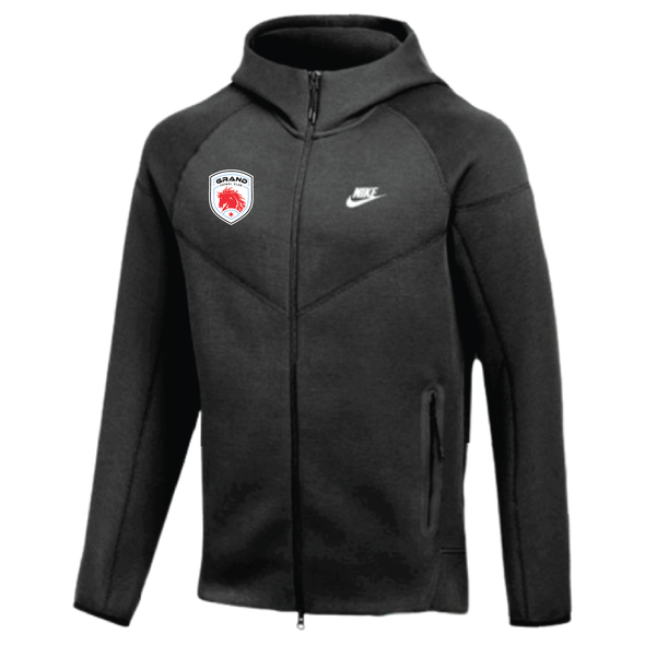 Grand Mustangs Nike Tech Fleece FZ Windrunner Black