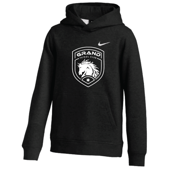 Grand Mustangs Nike Club Hoodie Black