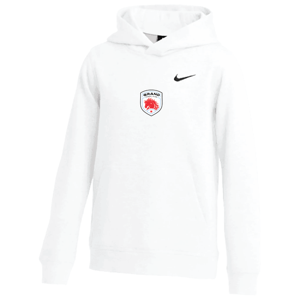 Grand Mustangs Nike Club Hoodie White