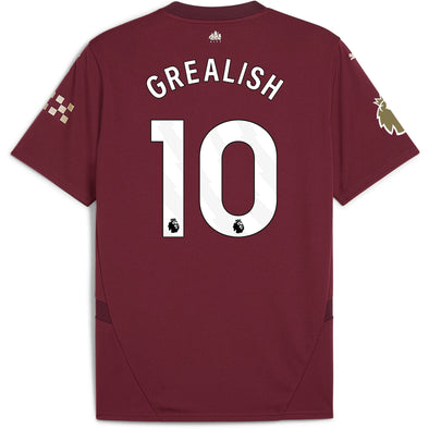 Men's Replica Puma Grealish Manchester City Third Jersey 24/25