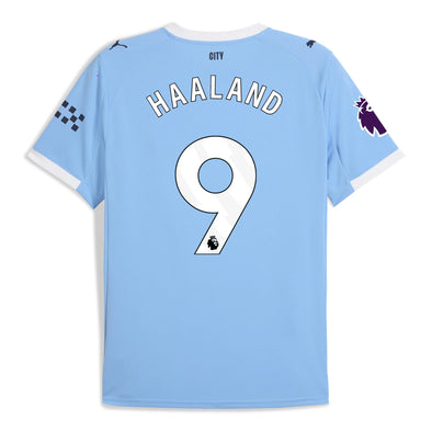 Kid's Replica Puma Haaland Manchester City Home Jersey 25/26