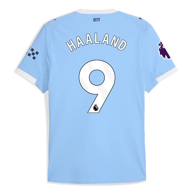 Men's Authentic Puma Haaland Manchester City Home Jersey 25/26