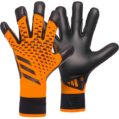 Adidas Predator Pro Hybrid Gloves - Solar Orange/Black/Black