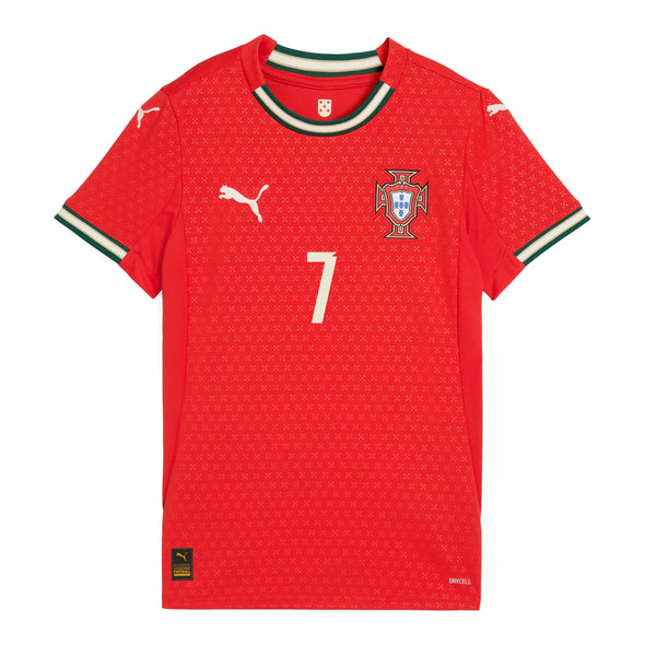 Women's Replica Puma Ronaldo Portugal Home Jersey 2025